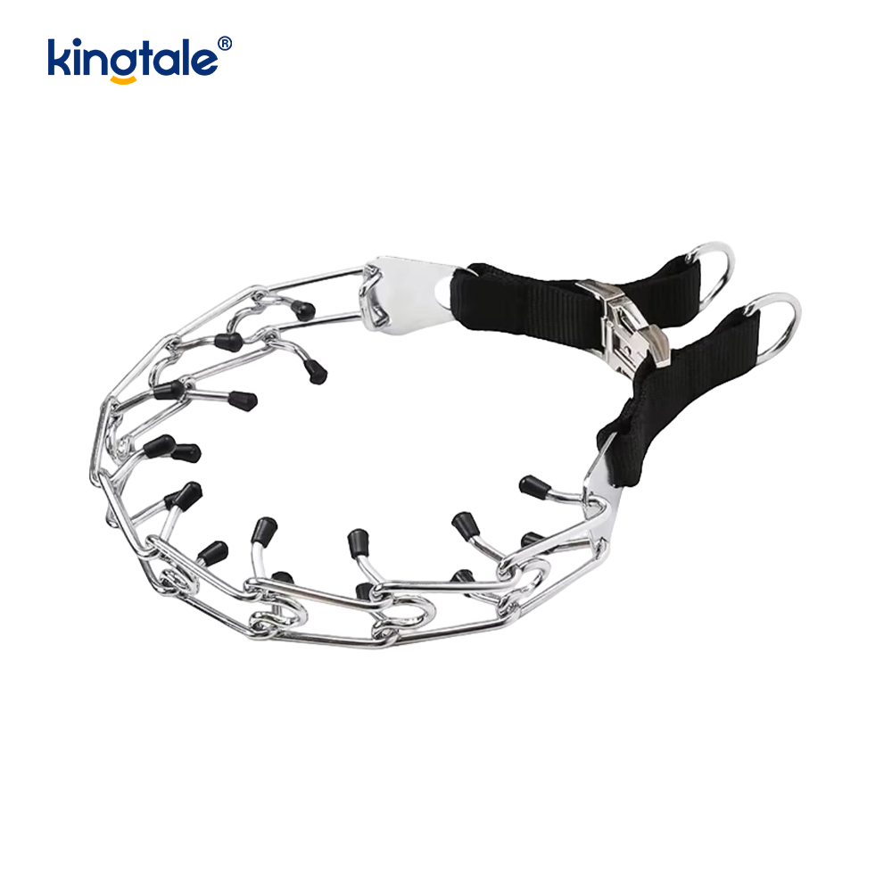 Collar Prong Madraí le Búcla Miotail