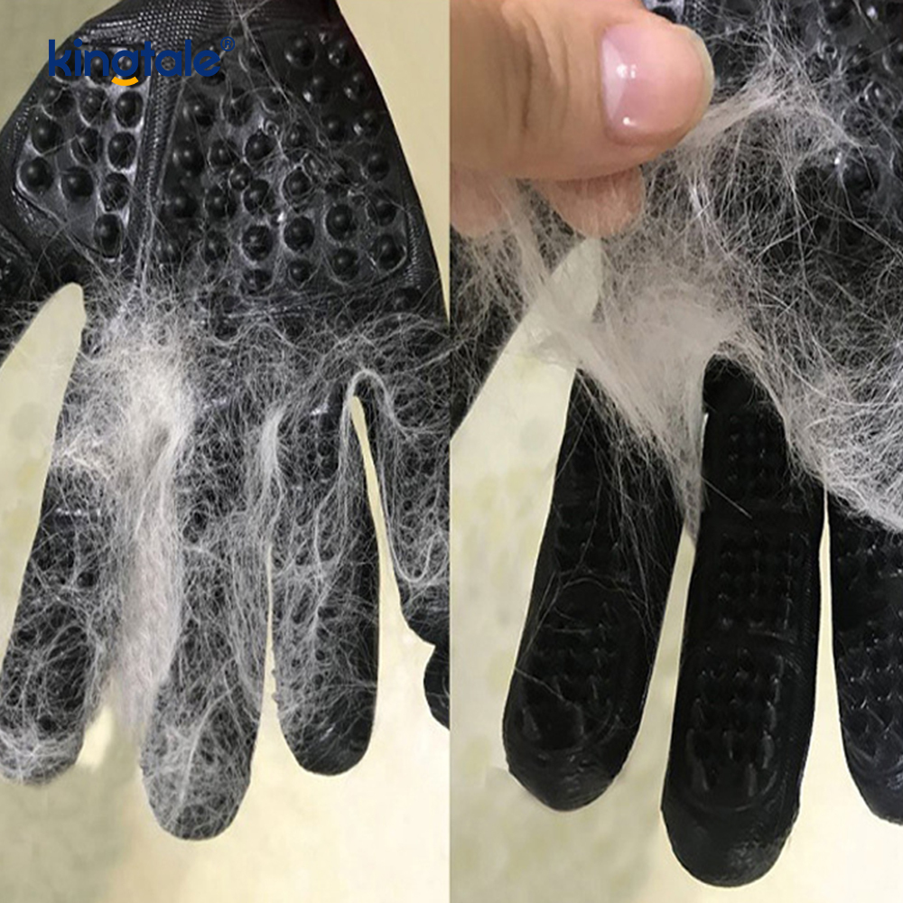 Glove Glantóir Gruaige Peataí Lámhainní Milseog Gloine Grúmaeireachta Peataí Glove Deshedding Scuab