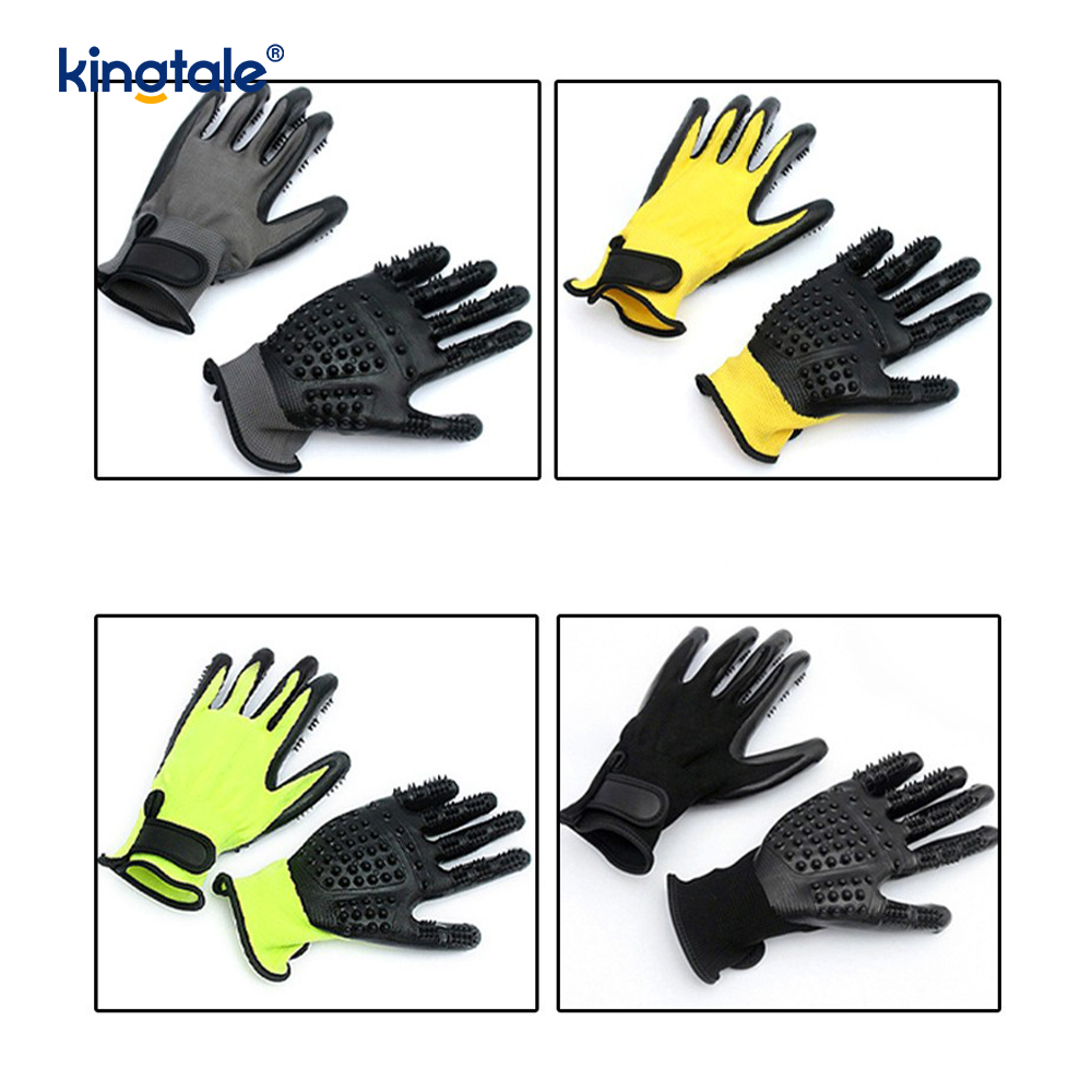Glove Glantóir Gruaige Peataí Lámhainní Milseog Gloine Grúmaeireachta Peataí Glove Deshedding Scuab