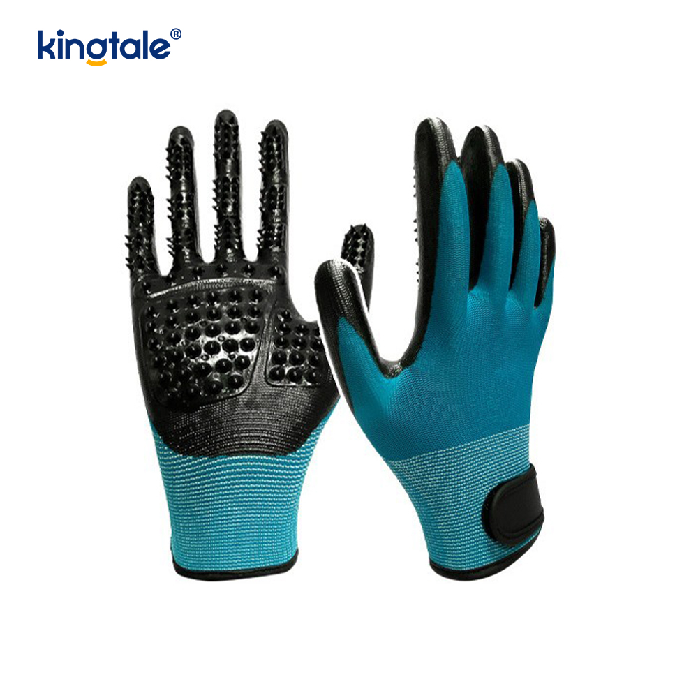 Glove Glantóir Gruaige Peataí Lámhainní Milseog Gloine Grúmaeireachta Peataí Glove Deshedding Scuab