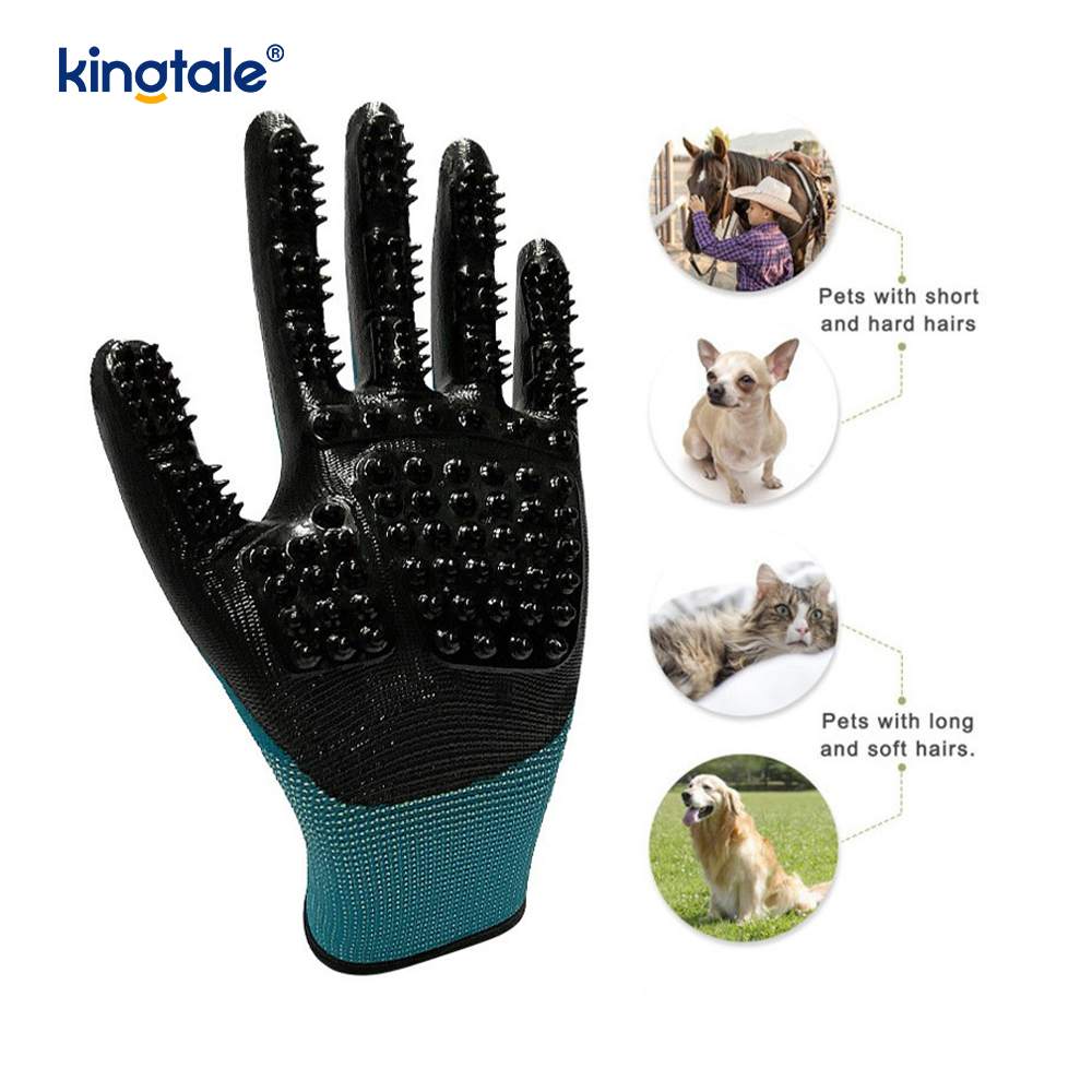 Glove Glantóir Gruaige Peataí Lámhainní Milseog Gloine Grúmaeireachta Peataí Glove Deshedding Scuab