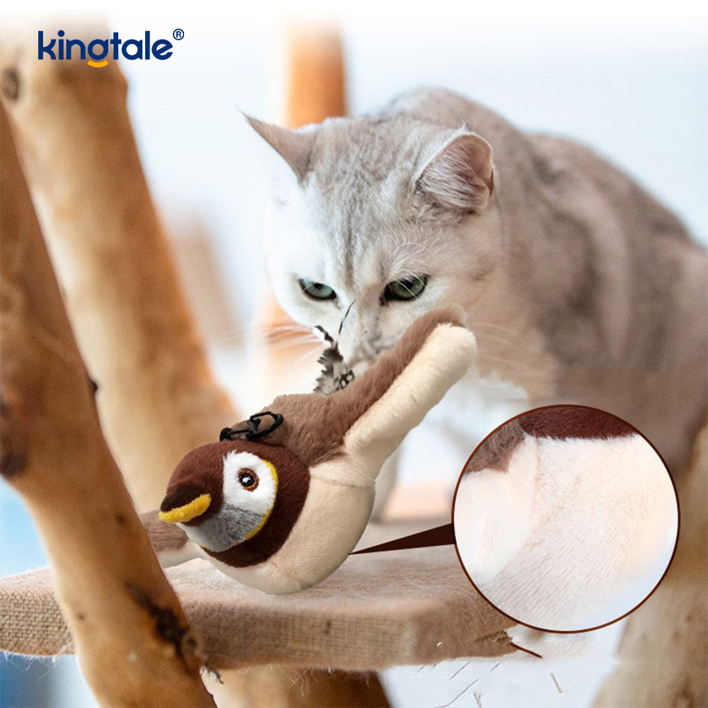 Bréagán Plush Peataí Geal Gealbhan Insamhladh Do Gach Pórtha Cat Kicker Bréagáin Catnip Gealbhan