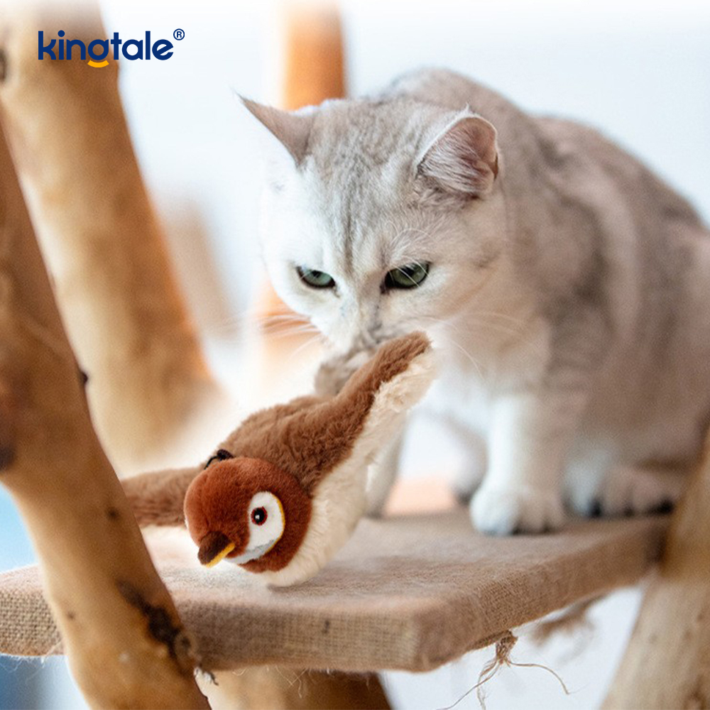 Bréagán Plush Peataí Geal Gealbhan Insamhladh Do Gach Pórtha Cat Kicker Bréagáin Catnip Gealbhan