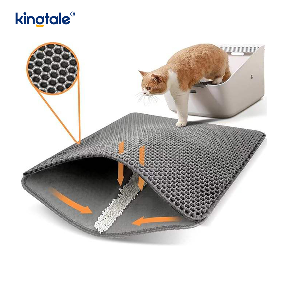 Uasghrádú Mat Bruscair Cat Ciseal Cúil Uiscedhíonach Leakproof