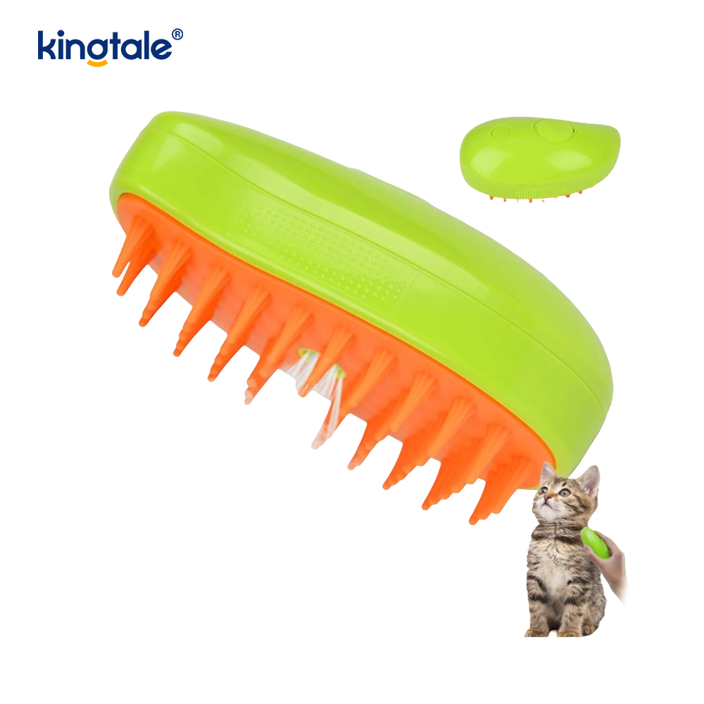 Scuab Gaile Cat 3 I 1 Scuab Peataí Steamy Silicone Massage Dog Hair Remover Comb