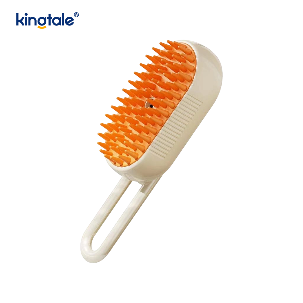 Scuab Gaile Cat 3 I 1 Scuab Peataí Steamy Silicone Massage Dog Hair Remover Comb