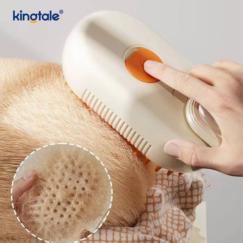 Scuab Gaile Cat 3 I 1 Scuab Peataí Steamy Silicone Massage Dog Hair Remover Comb
