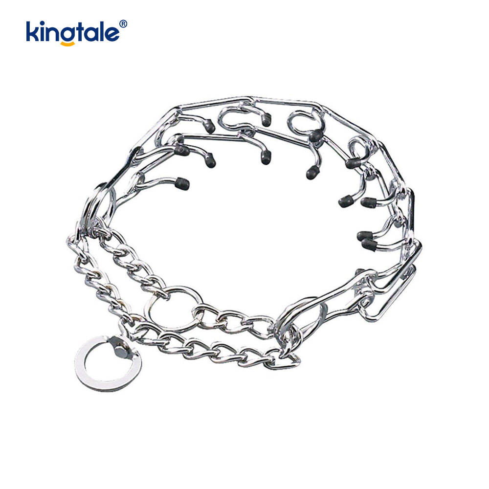 Coiléir Choke Pinch Peataí Collar Oiliúna Madraí Miotal Cruach Carbóin Coiléir Choke Pinch Peataí Collar Oiliúna Madraí Miotal Cruach Carbóin