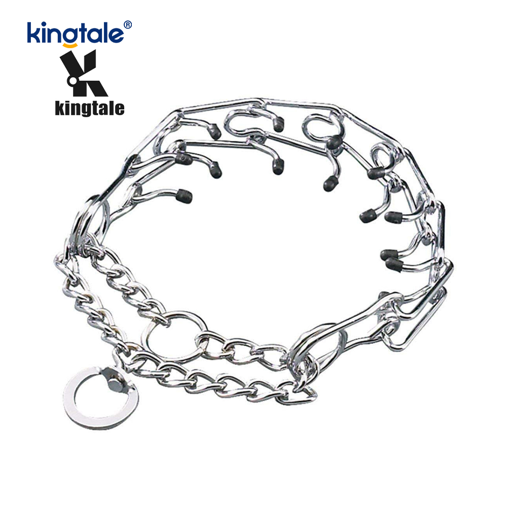 Coiléir Choke Pinch Peataí Collar Oiliúna Madraí Miotal Cruach Carbóin Coiléir Choke Pinch Peataí Collar Oiliúna Madraí Miotal Cruach Carbóin