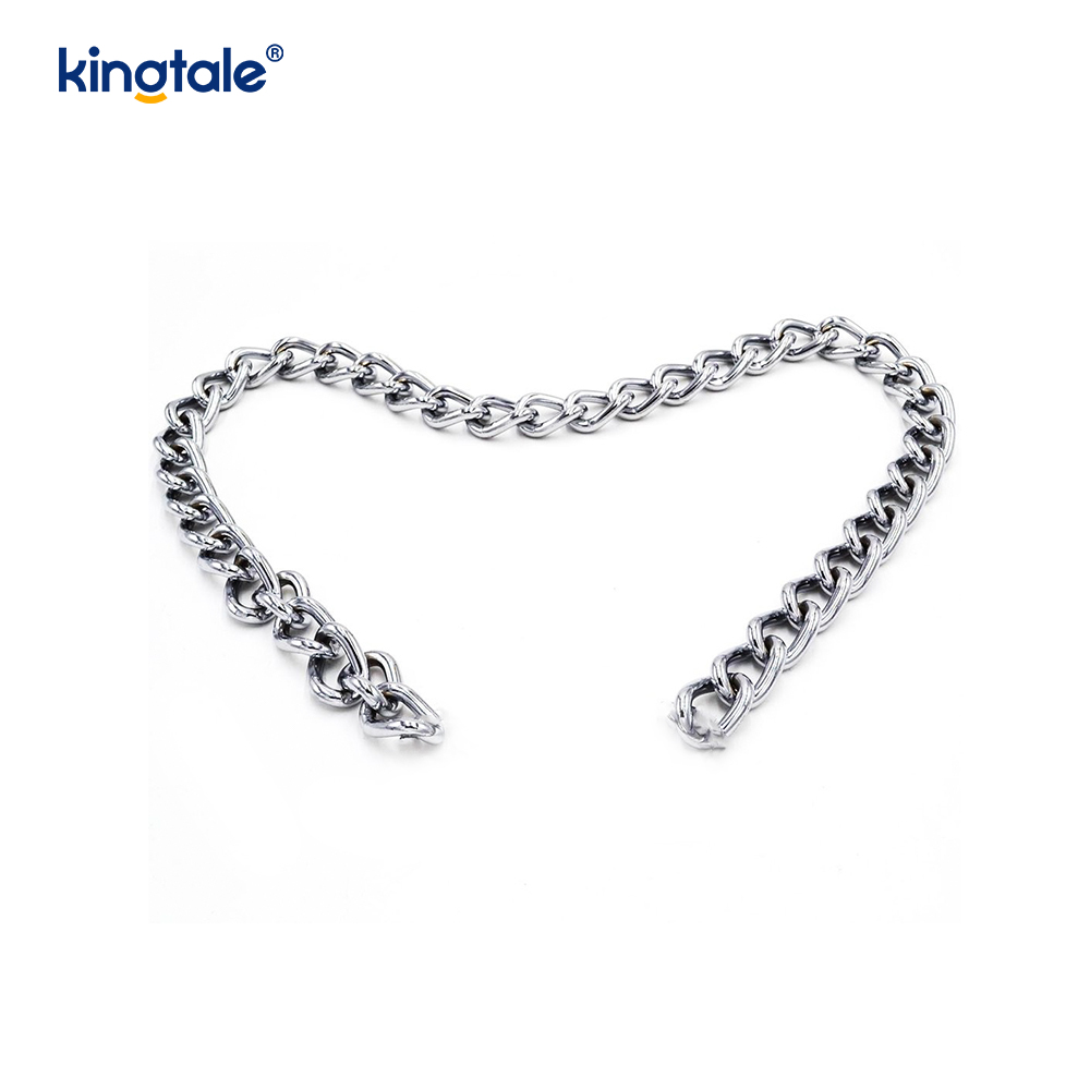 Miotal Oiliúna Madraí Choke Collar Duillín P Slabhra Trom Do Madraí