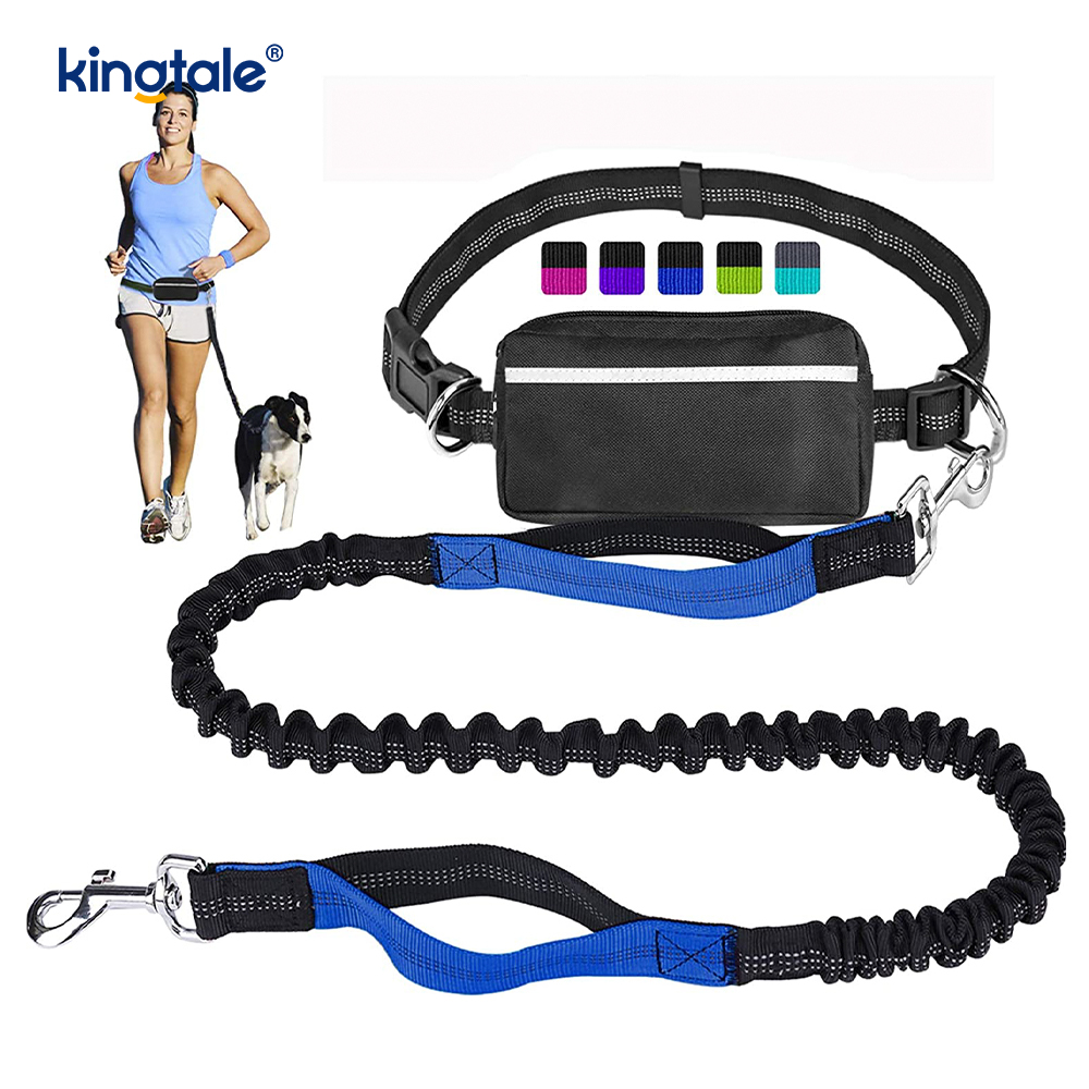 Leash Peataí Rith Dúbailte Leaisteacha Machnamhach Le Zipper Pouch