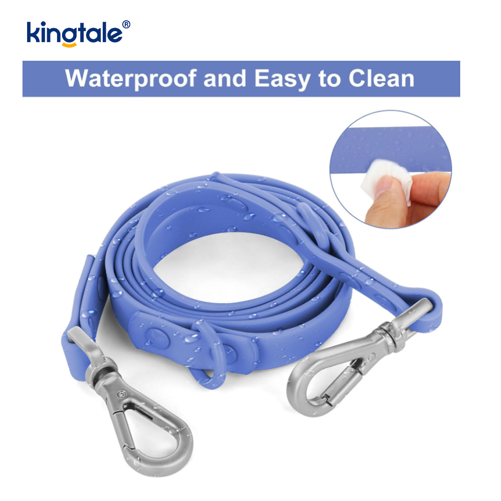 Pvc Inchoigeartaithe Peataí Saincheaptha Uimh Tarraingt Éadrom Coiléar Úim Madraí Leash