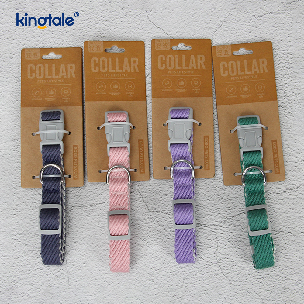 Pearsanaithe OEM/ODM Patrún Priontála Madraí Úim Collar Leash Set