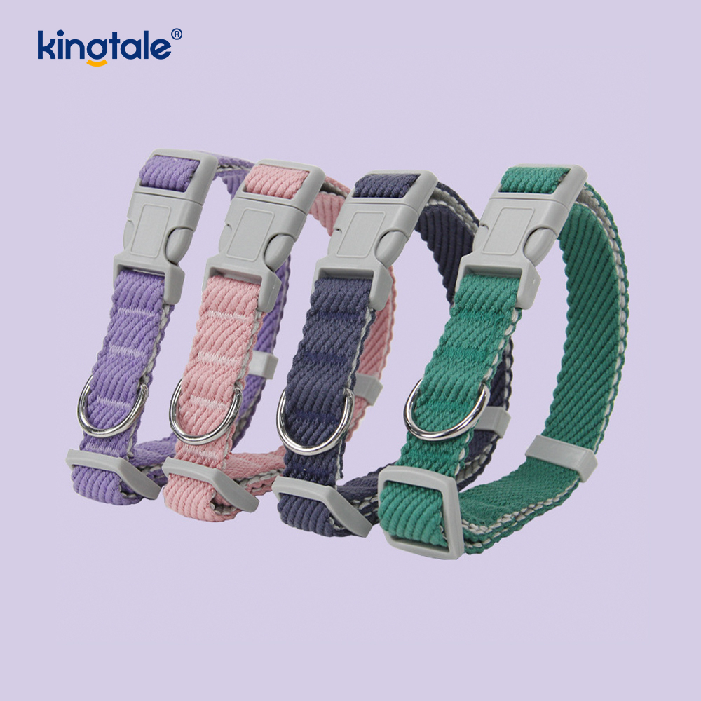 Pearsanaithe OEM/ODM Patrún Priontála Madraí Úim Collar Leash Set