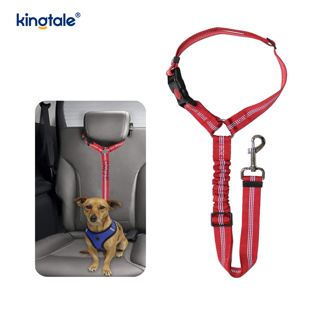 Crios Suíochán Car Peataí Machnamhach Poileistir Durable Leash Frith-Rush Frith-Rush