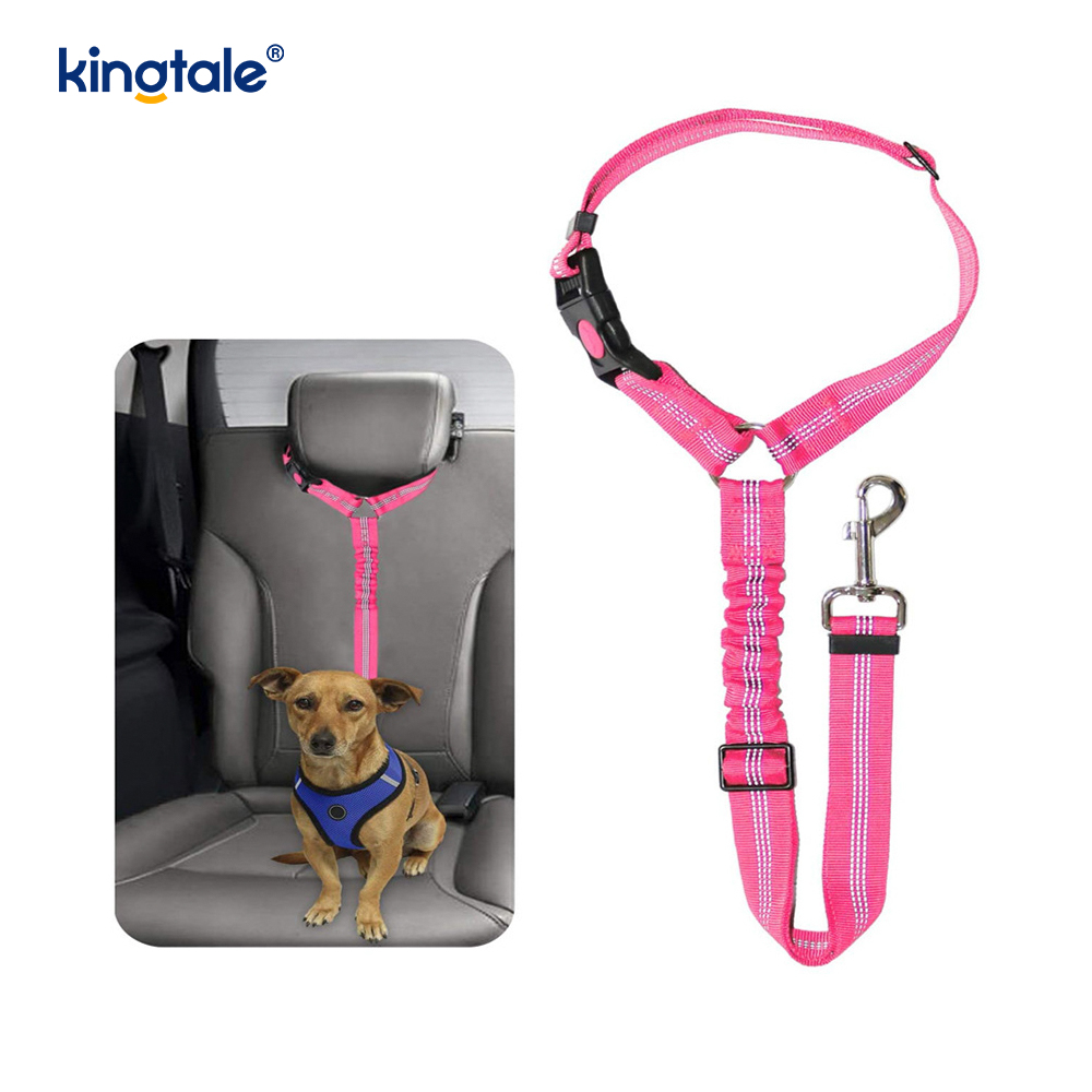Crios Suíochán Car Peataí Machnamhach Poileistir Durable Leash Frith-Rush Frith-Rush