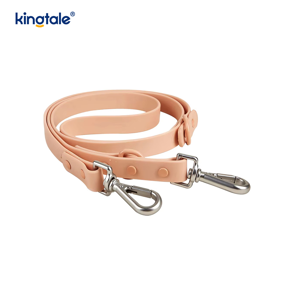 Saincheaptha Faiseanta Éadrom Uiscedhíonach Pvc Madraí Úim Collar Leash