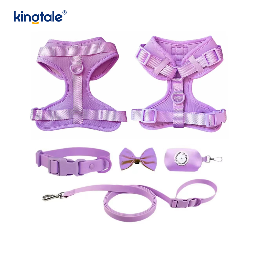 Saincheaptha Faiseanta Éadrom Uiscedhíonach Pvc Madraí Úim Collar Leash