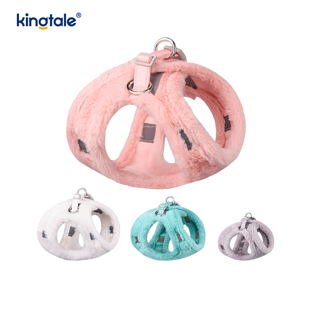 Úim Madraí Peataí Plush Leash Socraigh Veist Úim Madraí Siúil an Fhómhair