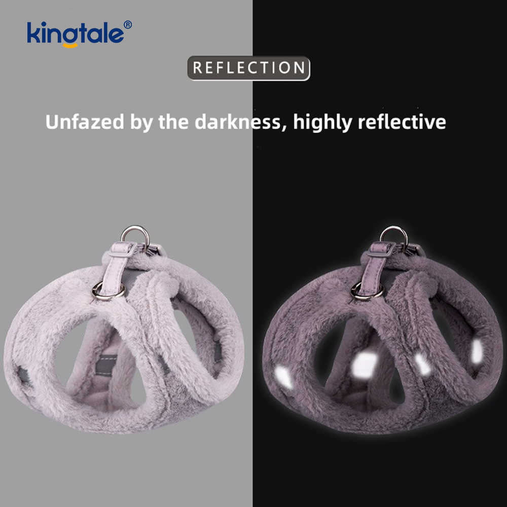 Úim Madraí Peataí Plush Leash Socraigh Veist Úim Madraí Siúil an Fhómhair
