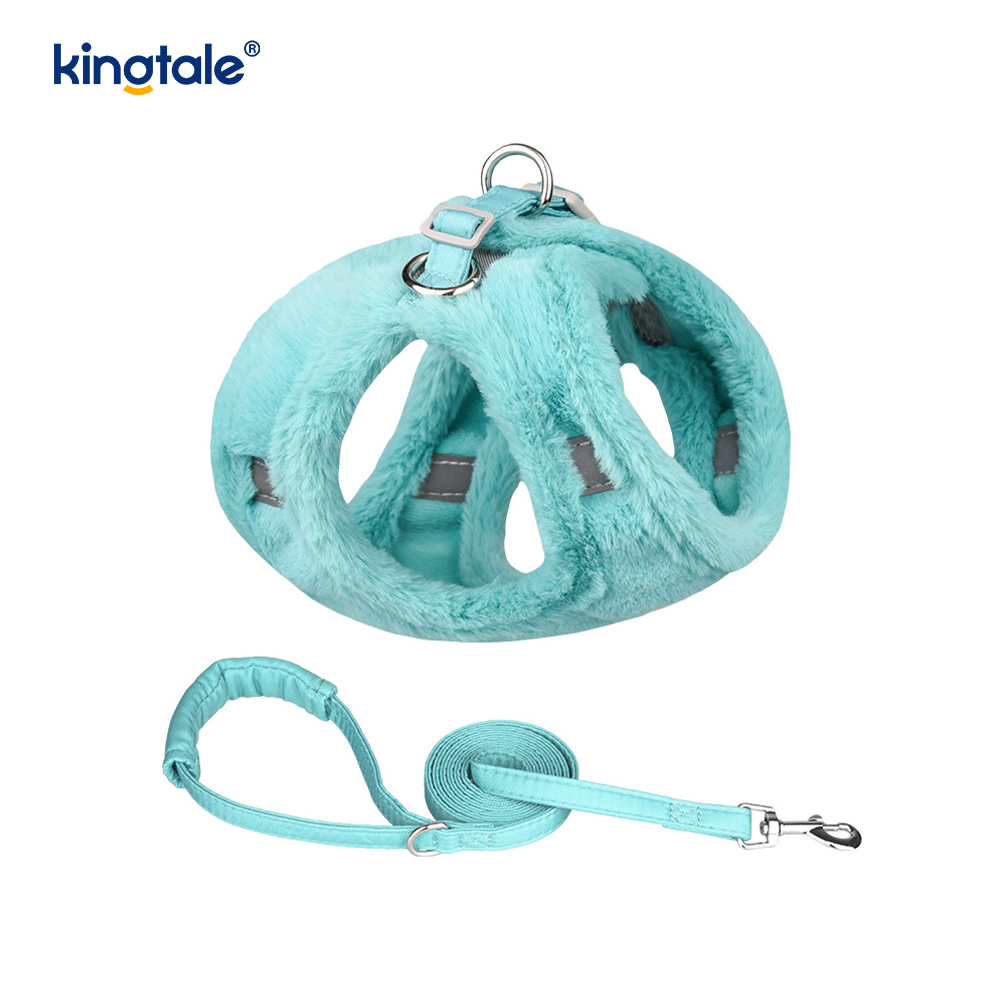 Úim Madraí Peataí Plush Leash Socraigh Veist Úim Madraí Siúil an Fhómhair