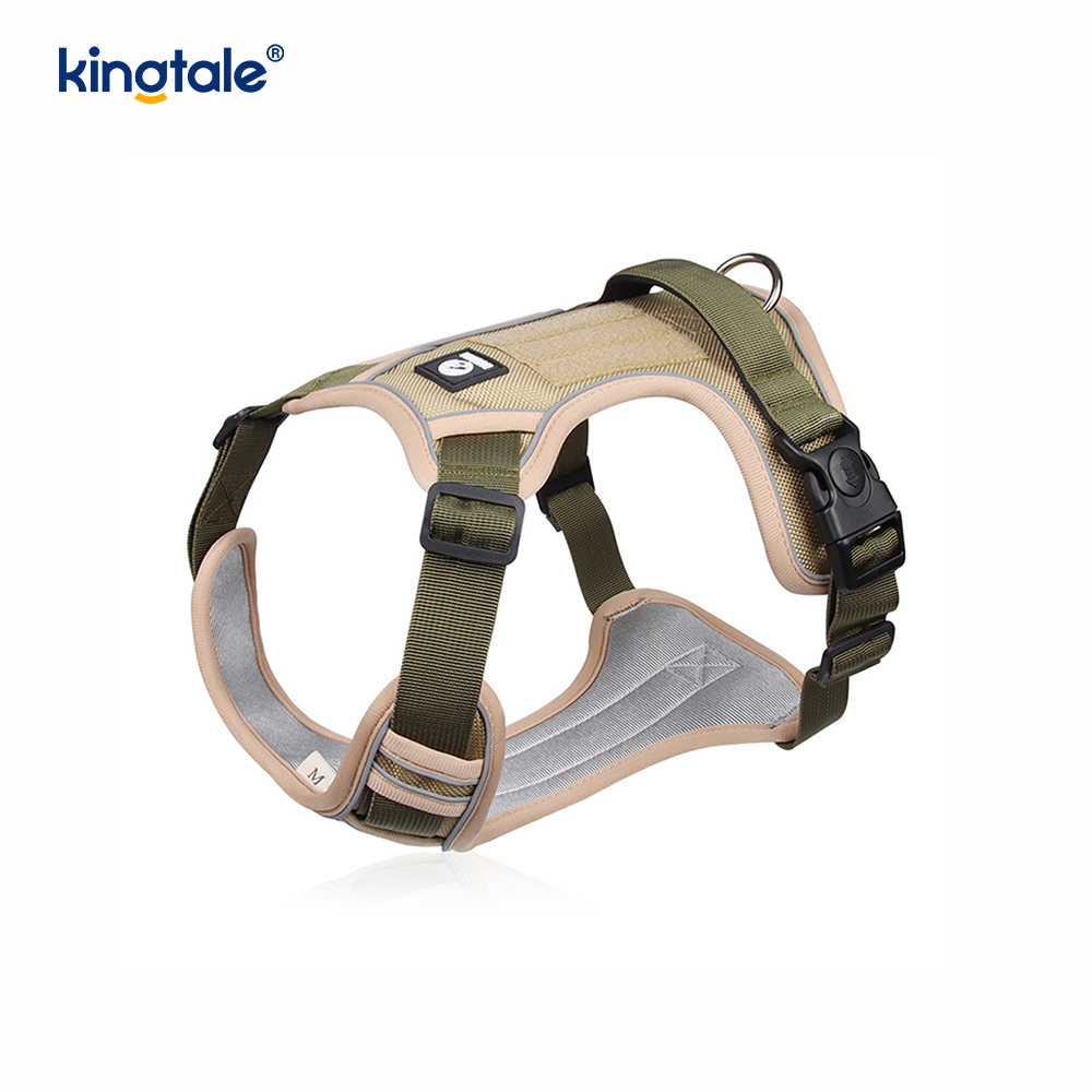 Rivet níolón Úim Spóirt Breathable Machnamhach Adjustable Le Leash Madraí