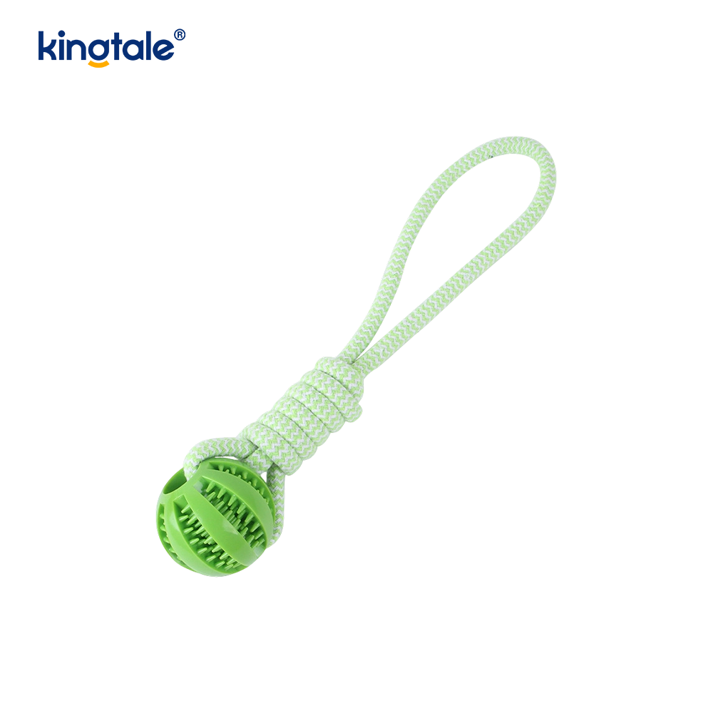 Rópa Cnáib Lámh-Tógtha Fiacla Glantacháin Rubair Bréagán Peataí Liathróid Reatha