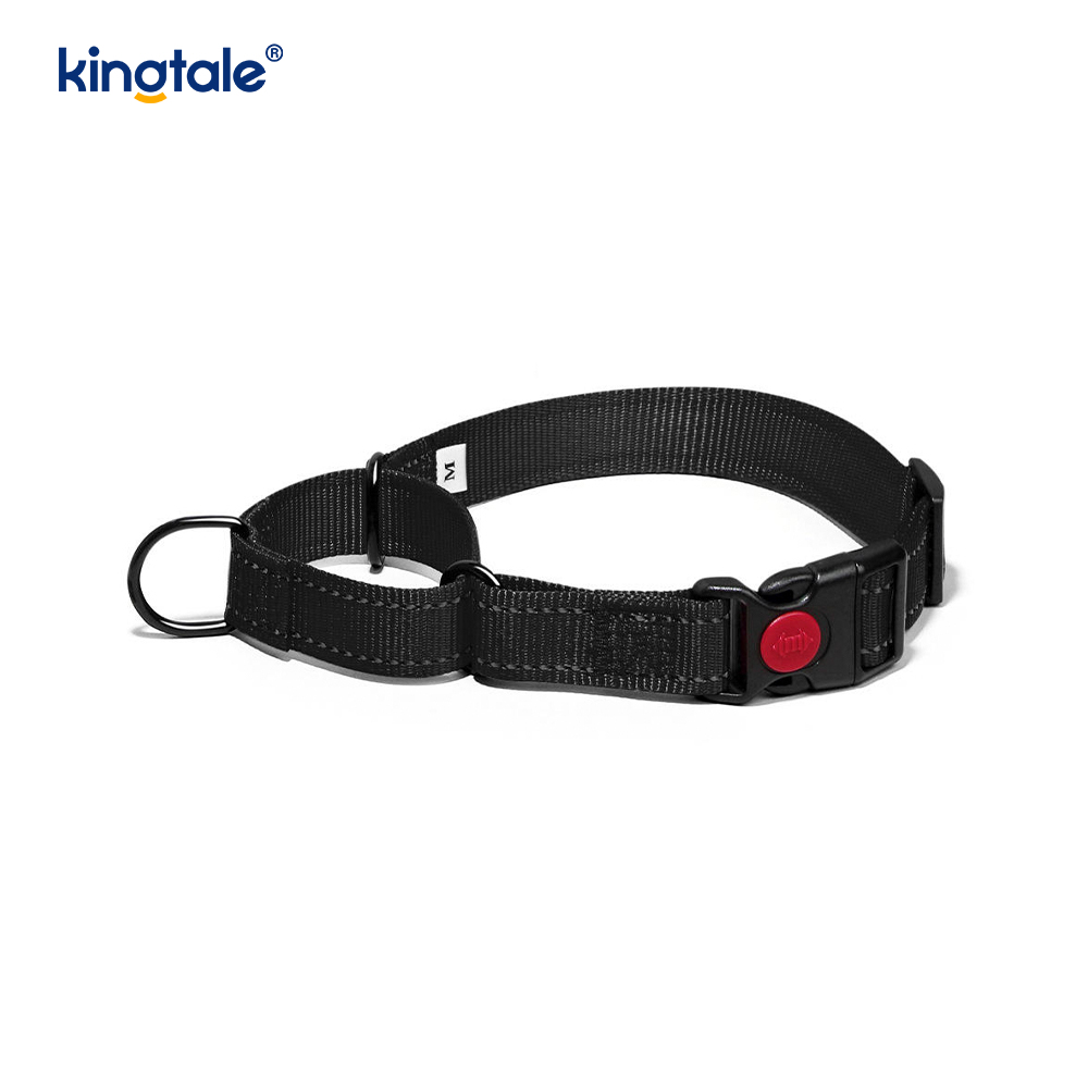 Scaoileadh Tapa Gan Collar Madraí Martingale Níolón Coigeartaithe Machnamhach a Tarraingt