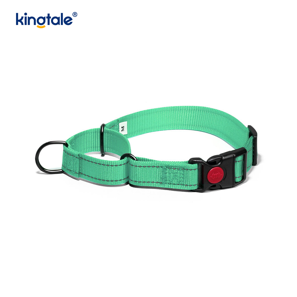 Scaoileadh Tapa Gan Collar Madraí Martingale Níolón Coigeartaithe Machnamhach a Tarraingt
