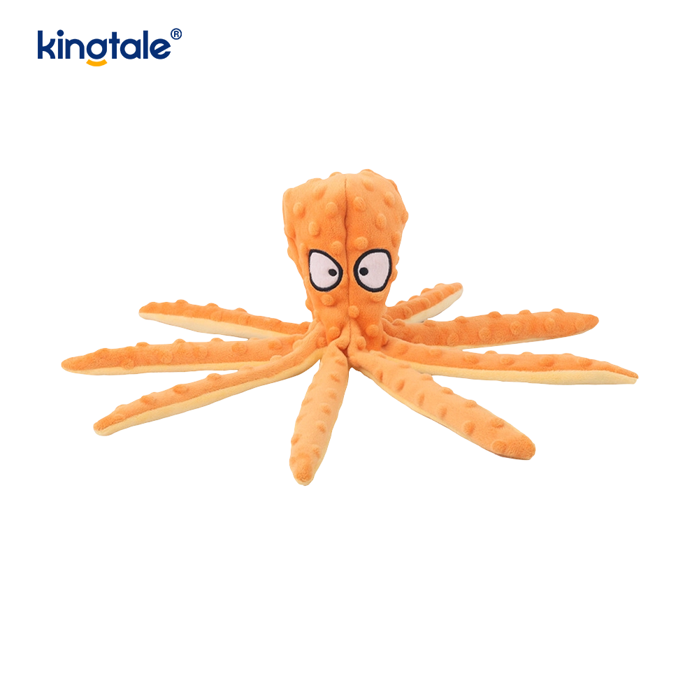 Idirghníomhach, CRUA, Squeaky Octopus-Shell Plush Pet Bréagán