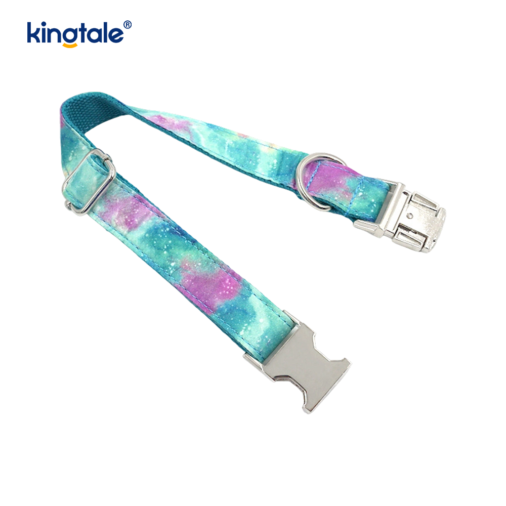 Dreamy Starry Sky Pet Collar Leash Muince Madraí Amazon-Style