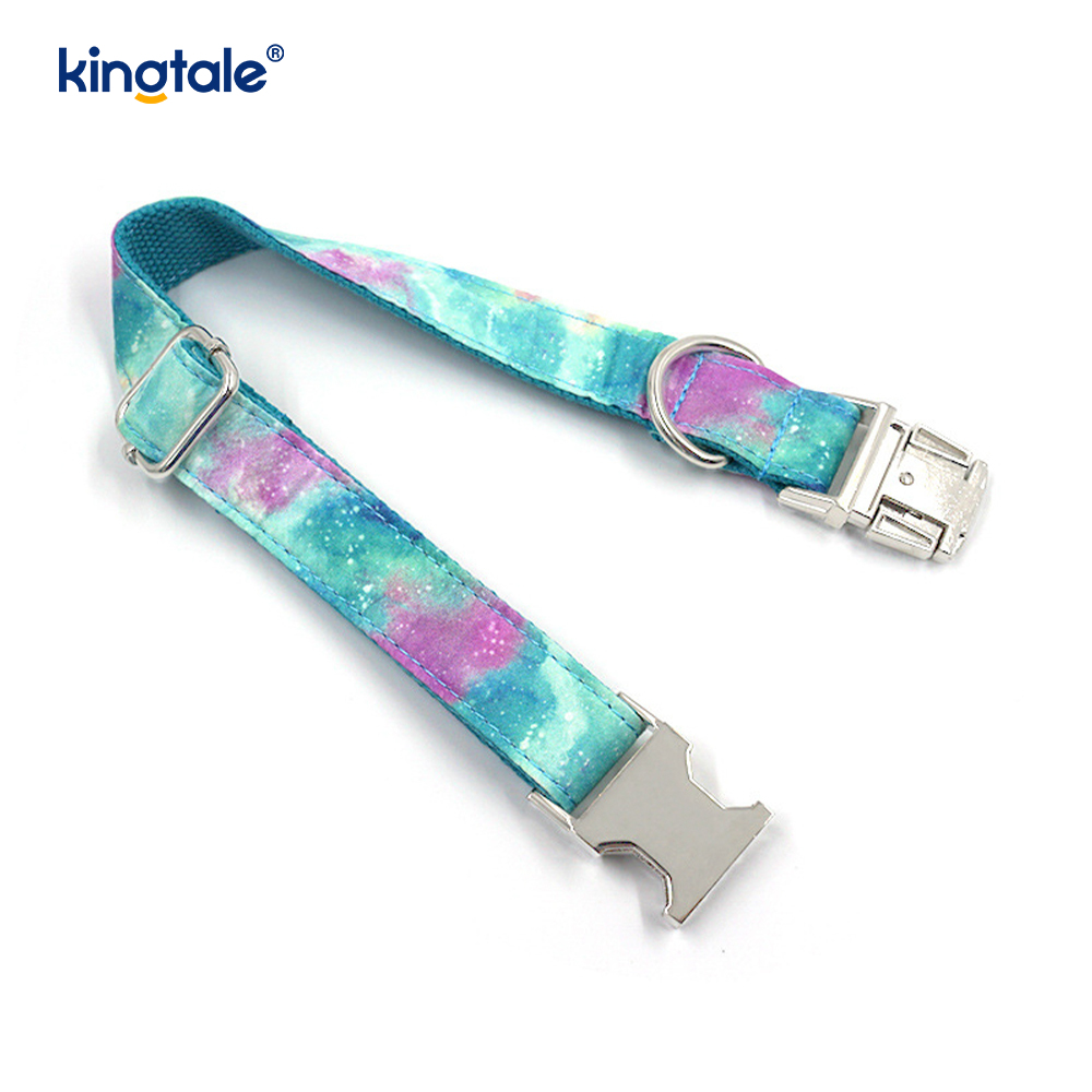 Dreamy Starry Sky Pet Collar Leash Muince Madraí Amazon-Style