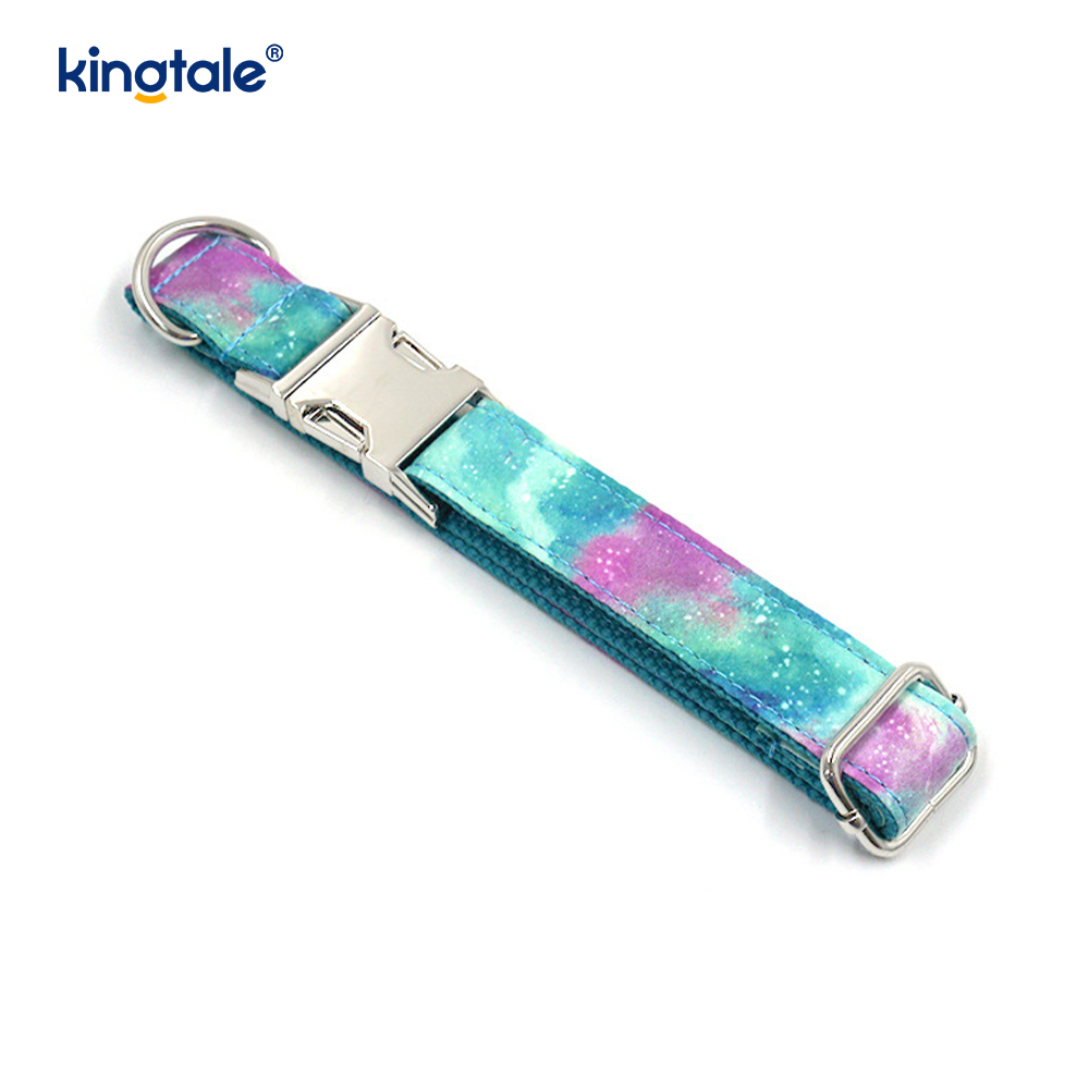 Dreamy Starry Sky Pet Collar Leash Muince Madraí Amazon-Style