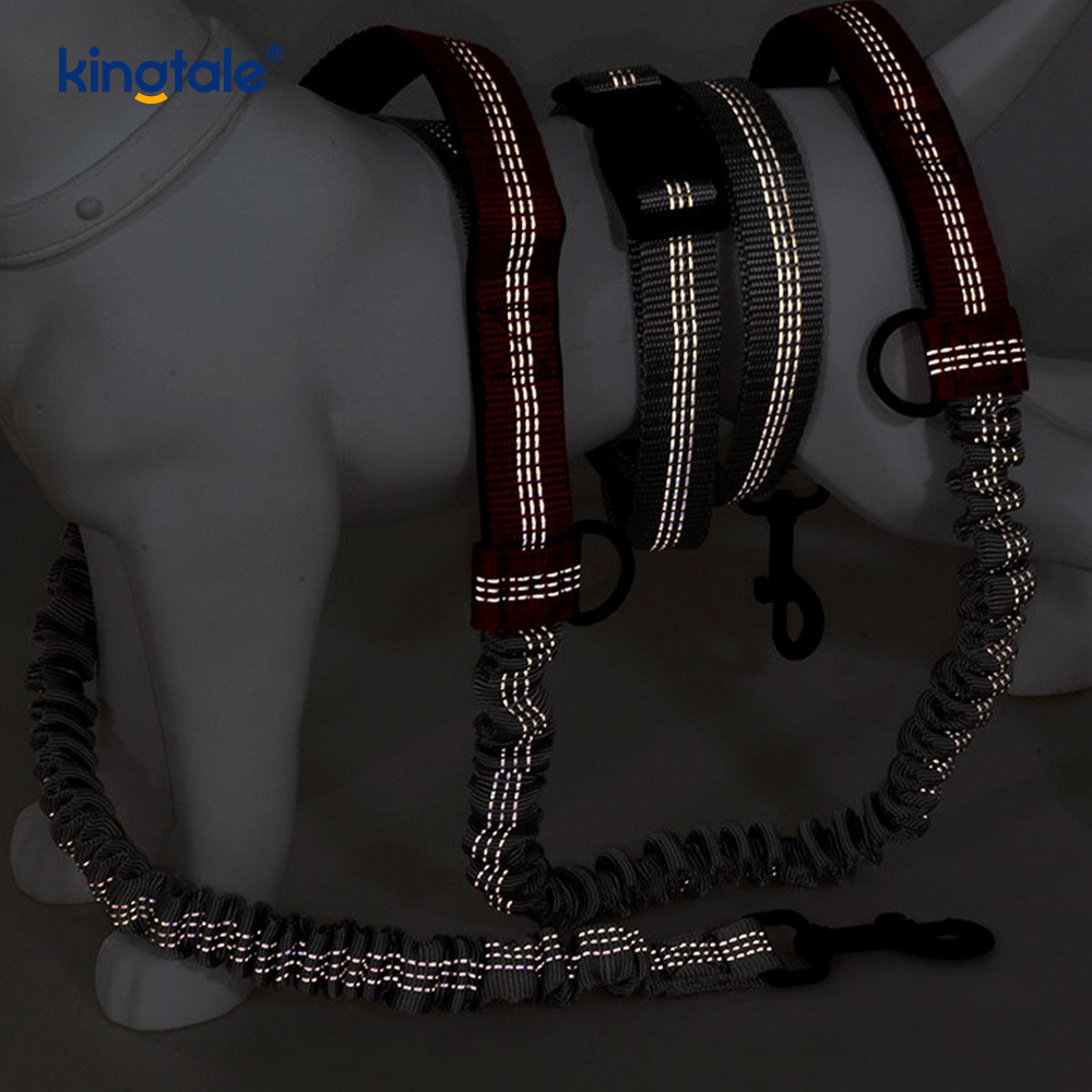 Leash Madra Machnamhach Dé-Retractable Amazon le haghaidh Rith Lasmuigh