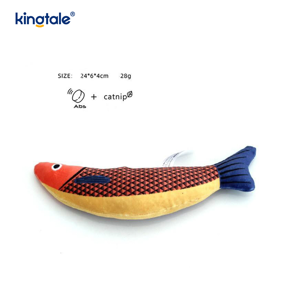 Bréagáin Cat Squeaky Catnip Durable le hÉisc Réalaíoch Éagsúla