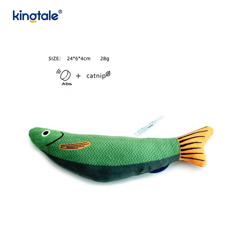 Bréagáin Cat Squeaky Catnip Durable le hÉisc Réalaíoch Éagsúla