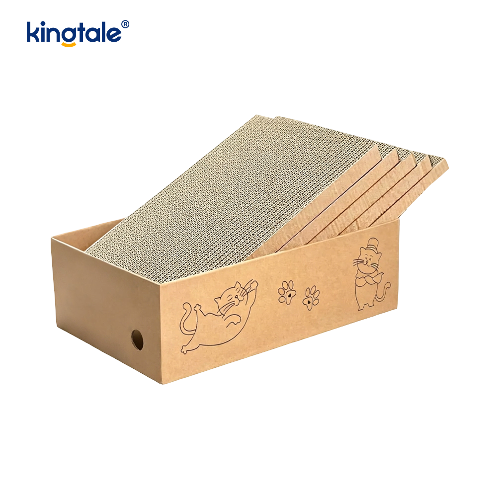 5 Pacáiste i 1 Pad Scratch Cat le Bosca Oiriúnach do Chait