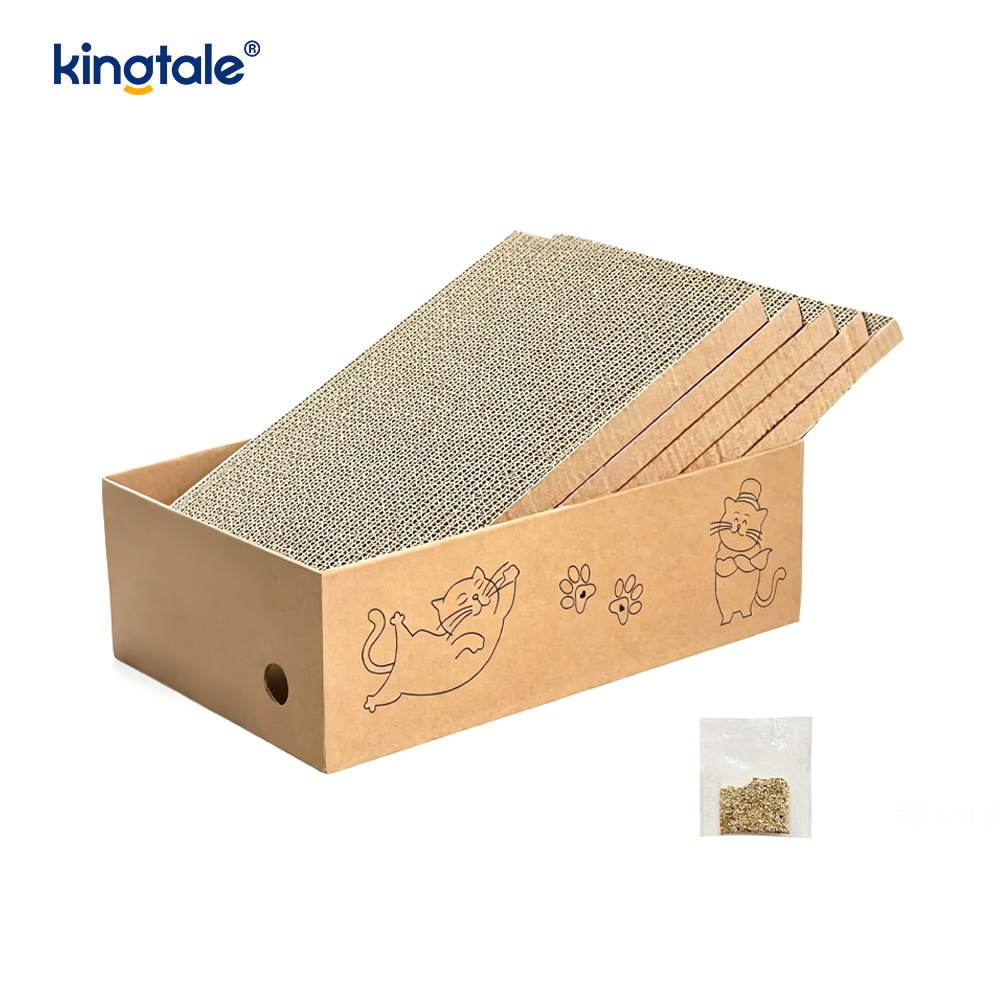 5 Pacáiste i 1 Pad Scratch Cat le Bosca Oiriúnach do Chait